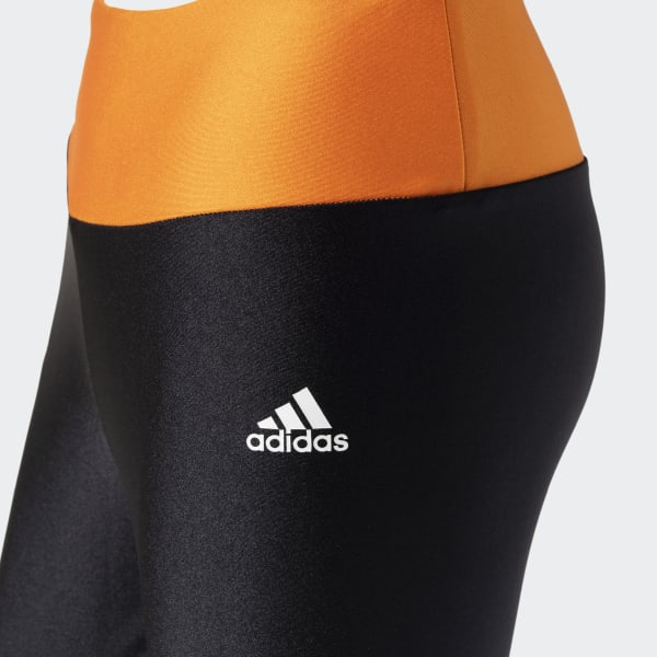 Negro Mallas Corte Alto Designed to Move Colorblock