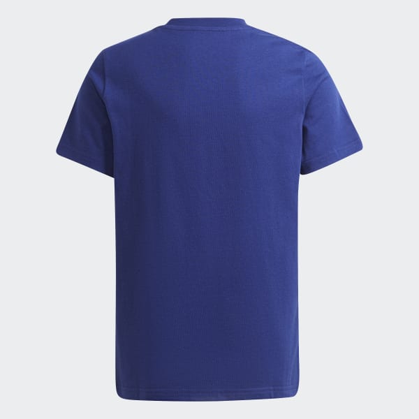 Azul Camiseta Estampada