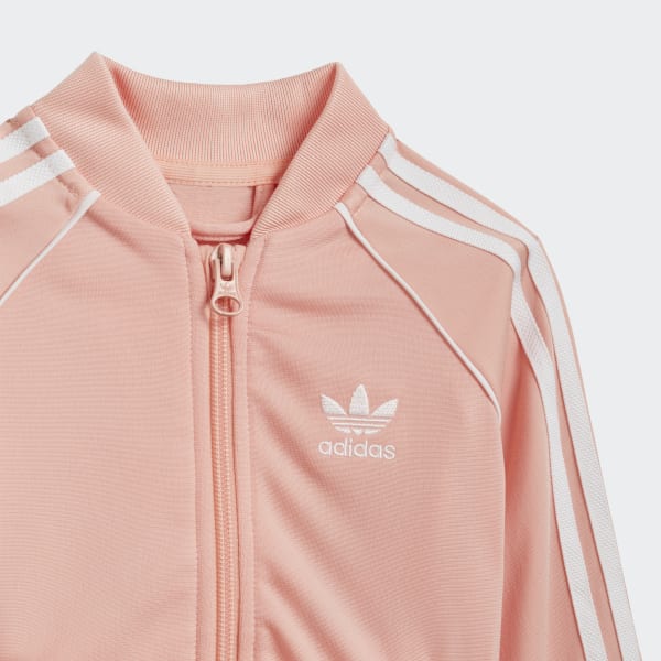 adidas pink sst tracksuit