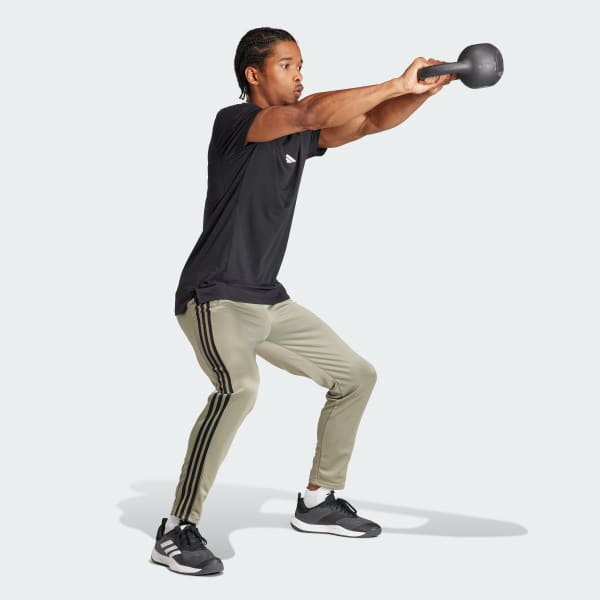 adidas Training - Train Essentials - Pantalon de jogging à 3 bandes - Kaki