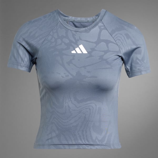 Adidas Techfit Printed Tee BUY IN MIDDLE EAST