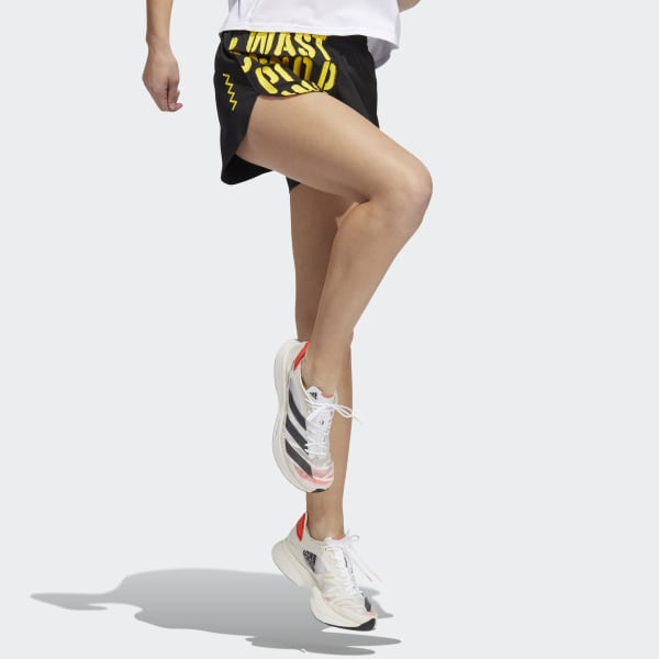 Black Run Fast Running Shorts With Inner Briefs K7058