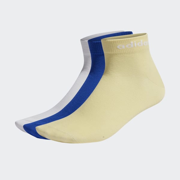 Yellow Non-Cushioned Ankle Socks 3 Pairs IZZ79