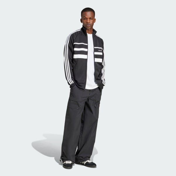 Black The First Track Top