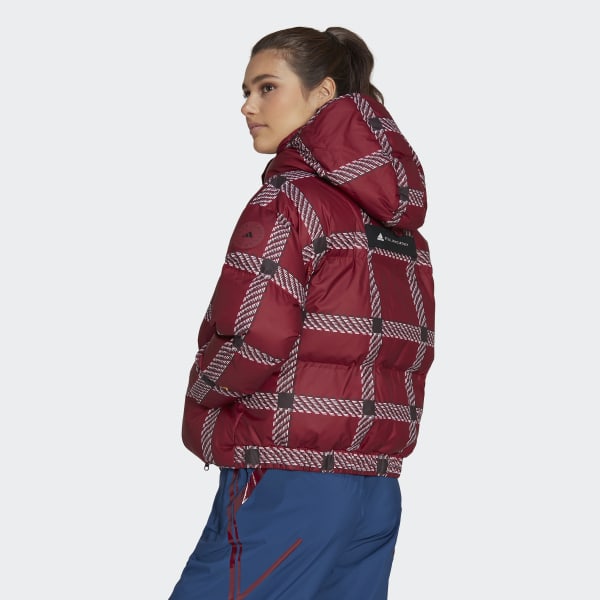 Bordeaux adidas by Stella McCartney Short Padded Printed Winter Jacket II101