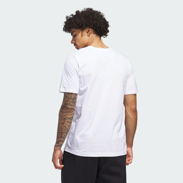 Blanco Polera Future Icons Estampada