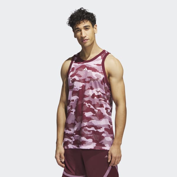 Camouflage Sleeveless Tank Top Basketball Jersey Vest Design