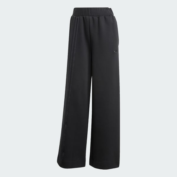adidas Off Placed 3-Stripes Wide Pant - Black | adidas Switzerland