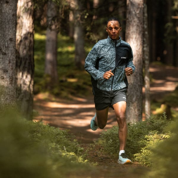Grey Terrex Trail Running Wind Jacket