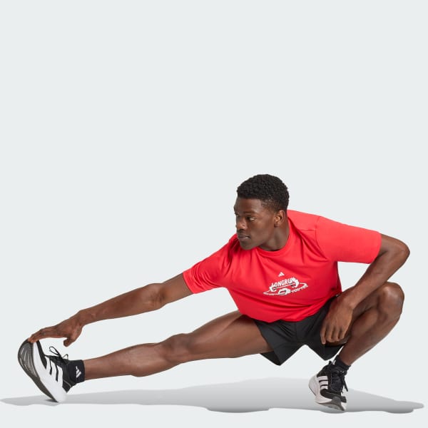 Vermelho CAMISETA ESTAMPADA FOR THE LONG RUN