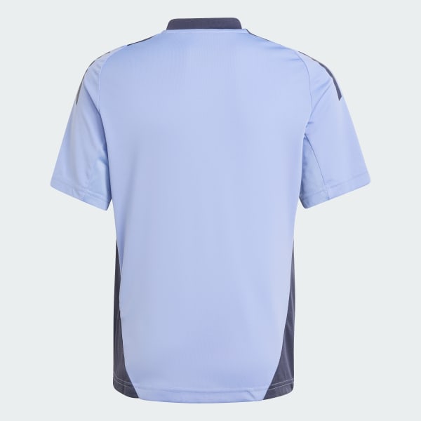 Bleu T-shirt de rugby manches courtes All Blacks