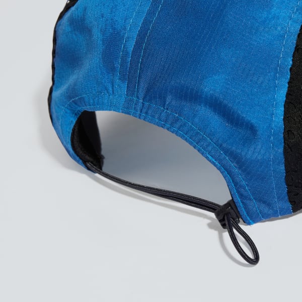 Azul Boné Corrida Estampado