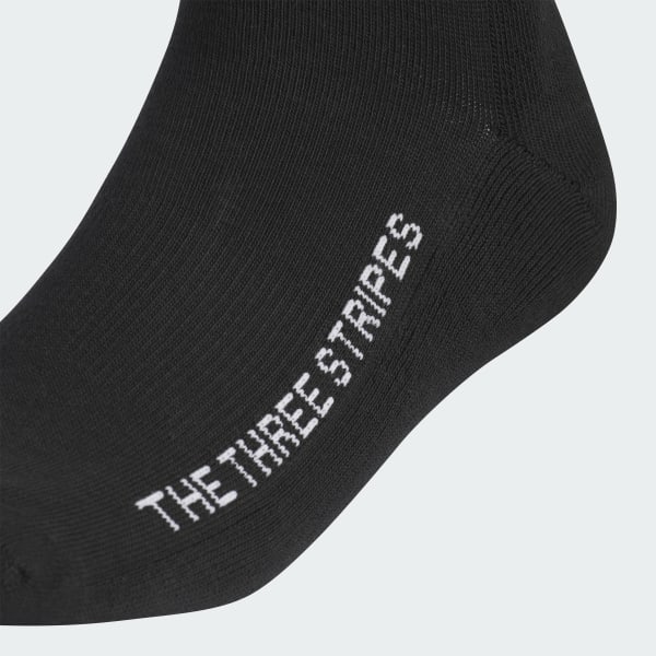 ブラック 【ゴルフ】クルー丈 箱入リ クッションソックス