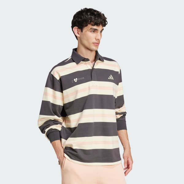 Black adidas x Kolisi Rugby Polo