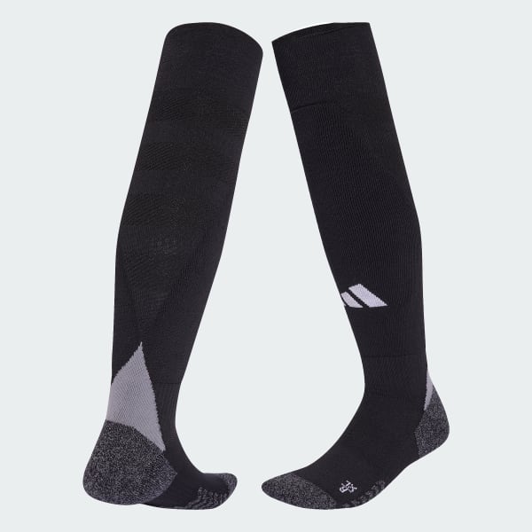 Black adi 24 AEROREADY Football Knee Socks