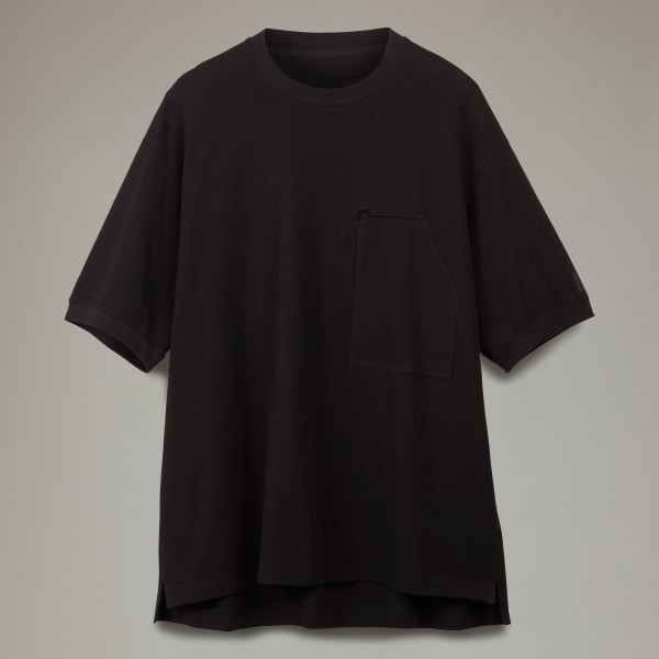 zwart Y-3 Crepe Pocket T-shirt
