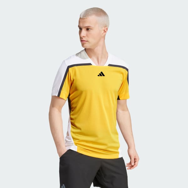 สีส้ม เสื้อยืดเทนนิส HEAT.RDY Pro FreeLift