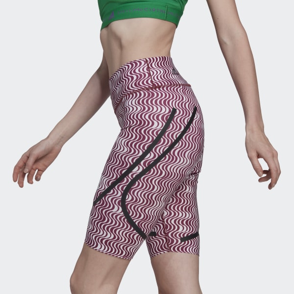 White adidas by Stella McCartney TruePurpose Printed Cycling Tights RB245