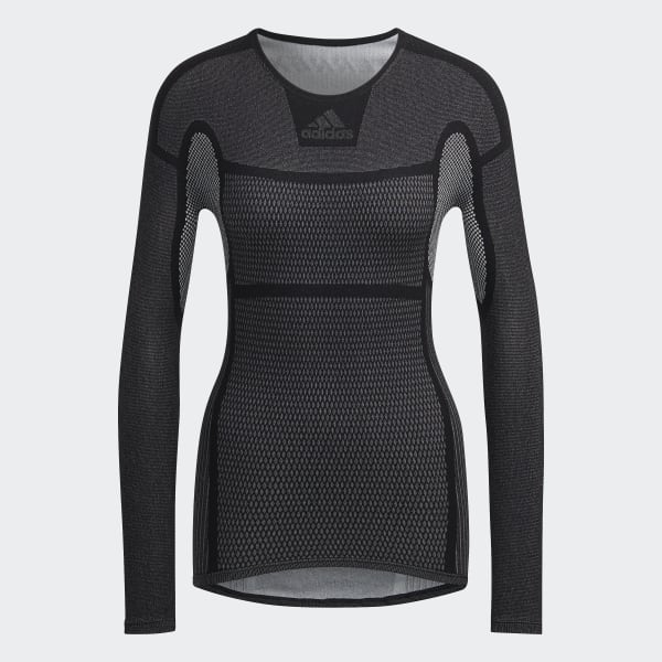 Svart Terrex Drynamo™ Long Sleeve Baselayer T-skjorte HNJ00