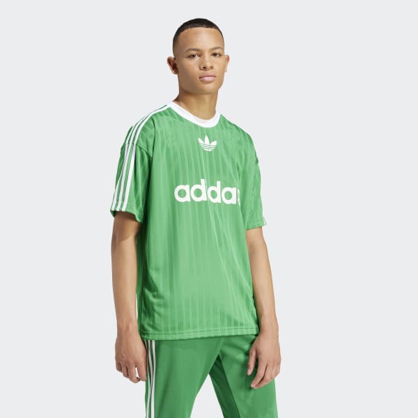 【adidas】半袖 ロゴ Tシャツ グリーン / 送料無料 adidas - USA製 adidas Tシャツ ボックス ロゴ チューリップ 緑