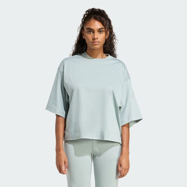 vert T-shirt ample Soft Lux