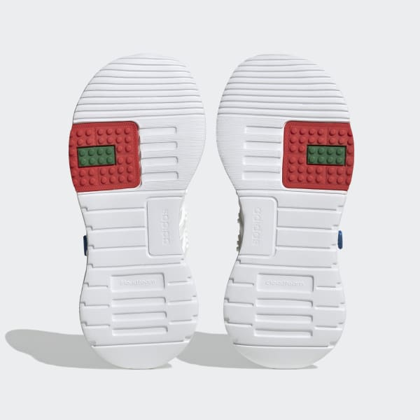 Blanc Chaussure à lacets élastiques et scratch adidas x LEGO® Racer TR21