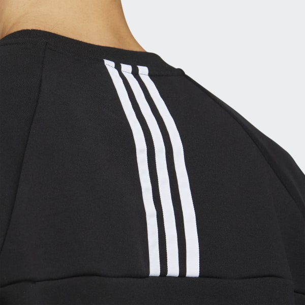 Negro Polera Terrex Logo Cuello Redondo (Unisex) FQZ10
