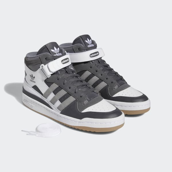 Grey Forum Mid Shoes