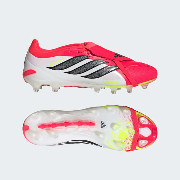 Rot Predator Pro Fold-Over Tongue Artificial Ground Fußballschuh