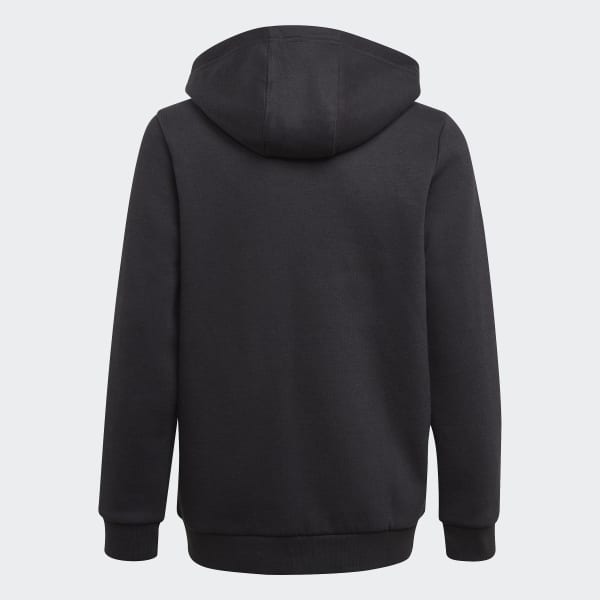Preto Camisola com Capuz 3-Stripes Essentials