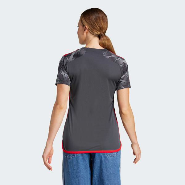 Cinza Camisa Flamengo III Feminina 24