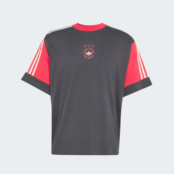 Negro CAMISETA ESTAMPADA ORIGINALS PANELED