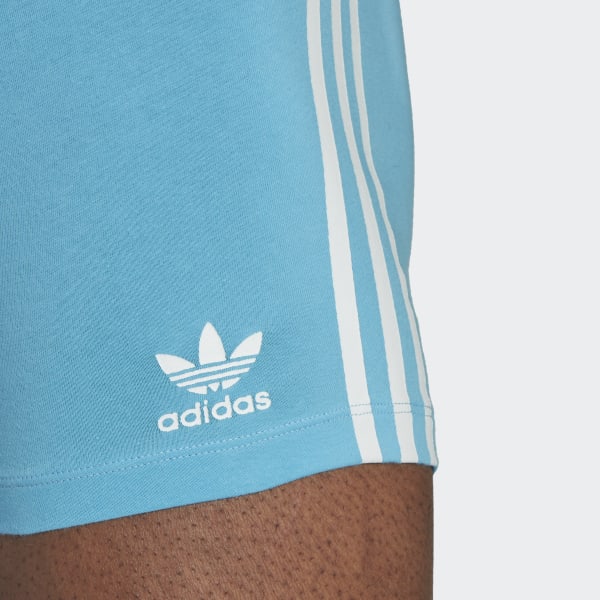 modrá Boxerky Comfort Flex Cotton 3-Stripes HPN17