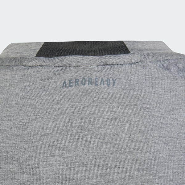 グレー トレーニング AEROREADY ヘザー半袖Tシャツ キッズ