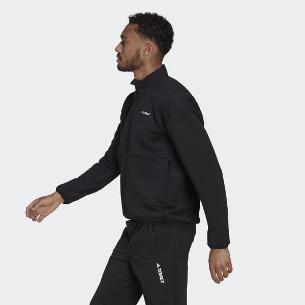 cerná Bunda Terrex Hike Half-Zip Fleece AW041