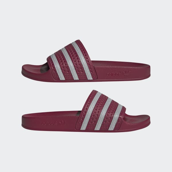 adidas Adilette Slides Red adidas New Zealand
