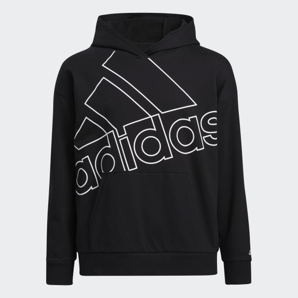 adidas French Terry Badge of Sport Pullover Hoodie - Black | adidas US