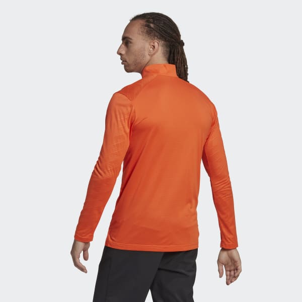 Oransje Terrex Multi Half-Zip T-skjorte