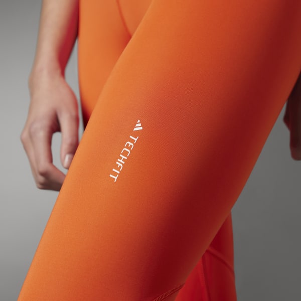 adidas Lift Your Mind Techfit 7/8 Leggings - Orange