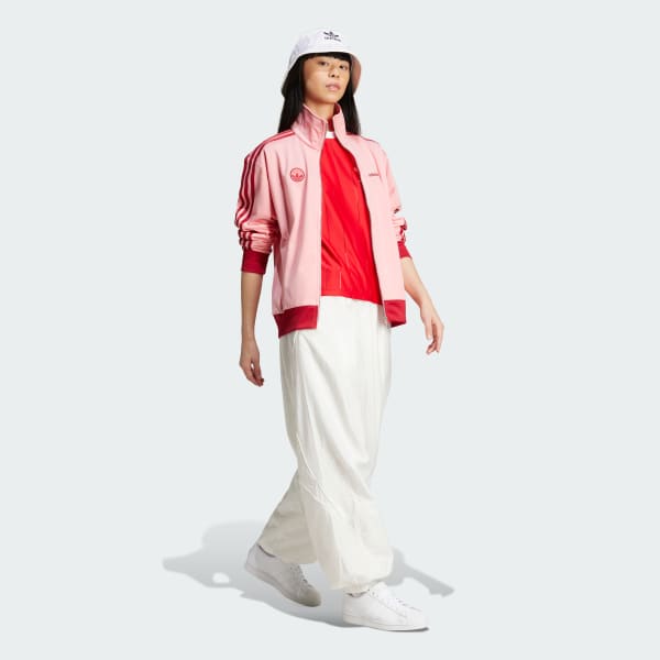 adidas Firebird Badge Track Top - Pink | adidas UK