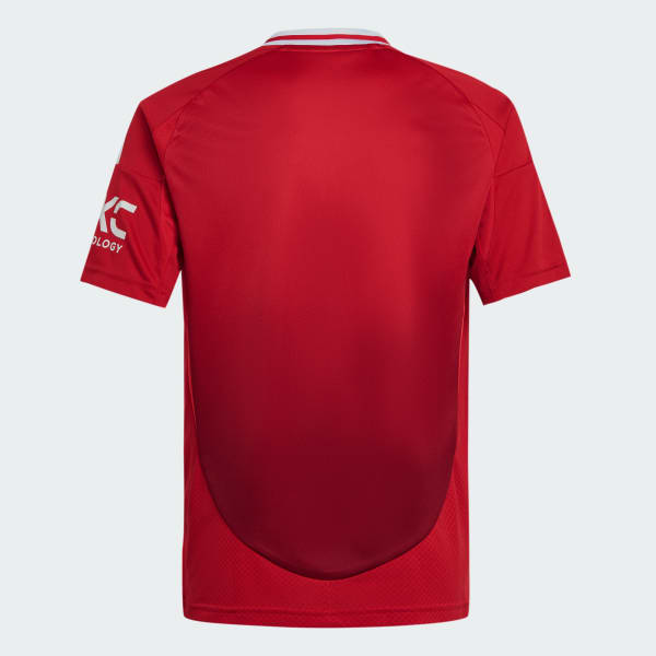 adidas Manchester United 24/25 Home Jersey Kids - Red | Free