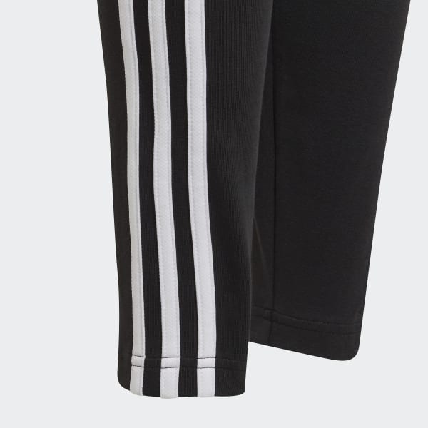 Schwarz adidas Essentials 3-Streifen Leggings