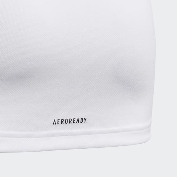 White AEROREADY DESIGNED TO MOVE BIG LOGO T-Shirt 29295