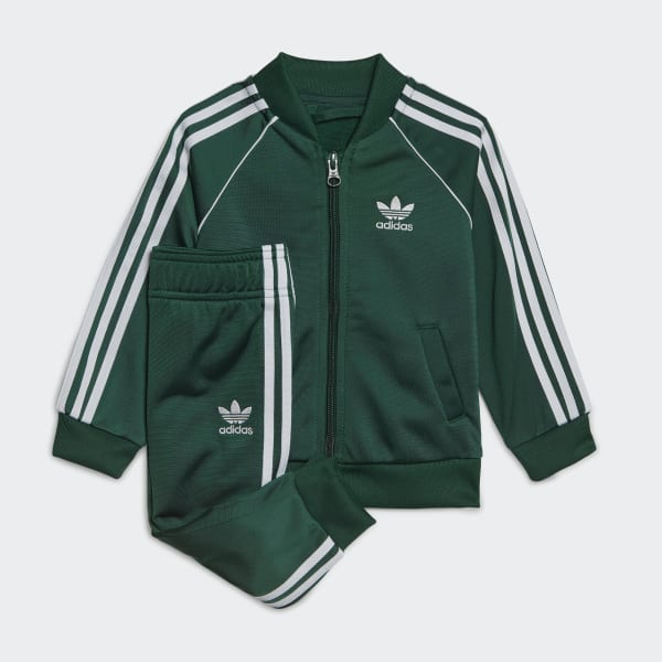 Zielony Adicolor SST Track Suit