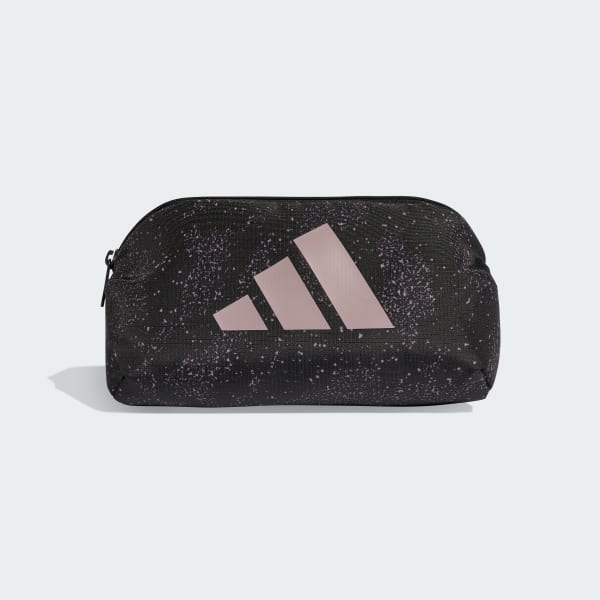 Black ADIDAS DEFENDER GRAPHIC COSMETIC POUCH