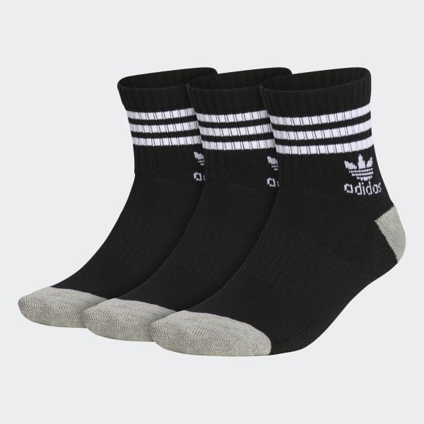 adidas Roller High Quarter Socks 3 Pairs - Multicolor | Unisex ...