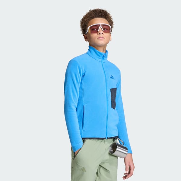 Azul Casaco em Fleece com Fecho Integral Terrex Kids Multi