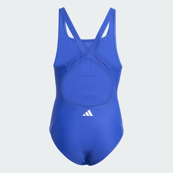 Blu Costume da bagno 3-Stripes Junior
