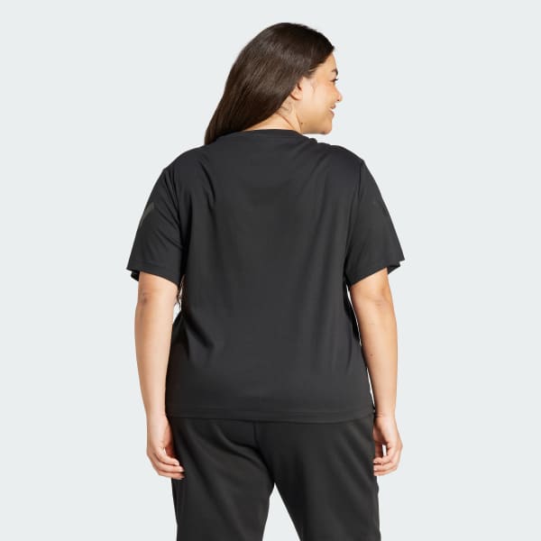 Black adidas Z.N.E. Tee (Plus Size)