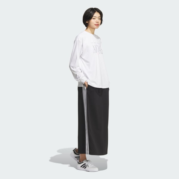 Black 3-Stripes DK Iline Skirt